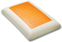 Подушка анатомическая с охлаждающим гелем и эффектом памяти (Memory Foam), в премиальном чехле